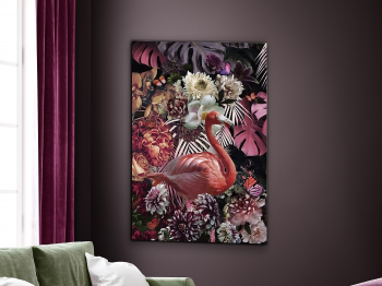 Стеклянный постер Flamenco 80X120 CM
