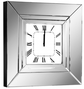 Часы настенные в раме из зеркал Lucy 60X60 CM