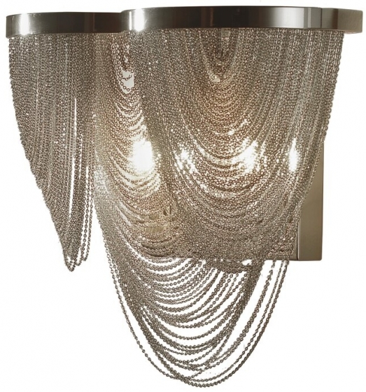 Бра декорированное тонкими цепями Minerva 30X16X30 CM 1