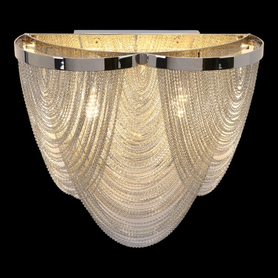 Бра декорированное тонкими цепями Minerva 30X16X30 CM 5