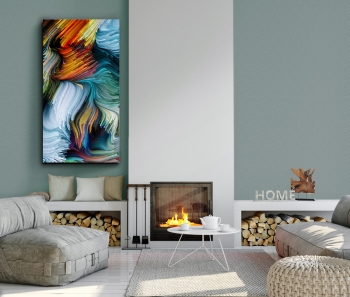 Постер на закаленном стекле Simbiosis 80X150 CM