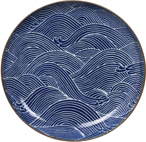 Тарелка Seigaiha Blue Ø25 CM