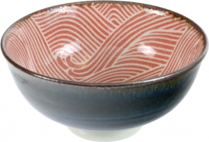 Чаша Seigaiha Red Bowl 12X6 CM