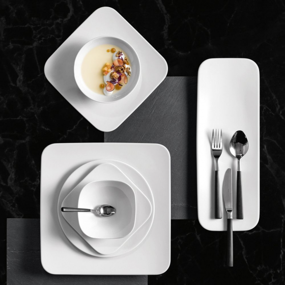 Фарфоровое овальное блюдо Fine Dining 33X18 CM 3