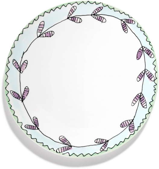 Тарелка Midnight Flowers Ø28 CM 3