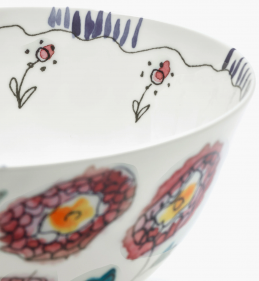 Салатник Midnight Flowers Ø25 CM 4