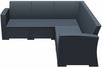 Диван пластиковый угловой Monaco Lounge Corner 207X207X79 CM