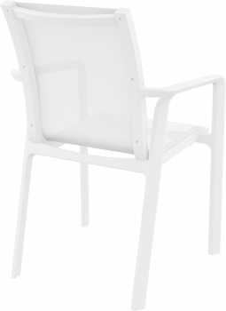 Стул садовый Pacific 57X62X90 CM белый