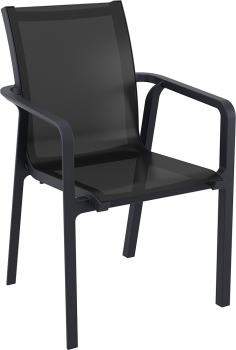 Стул садовый Pacific 57X62X90 CM чёрный