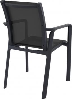 Стул садовый Pacific 57X62X90 CM чёрный