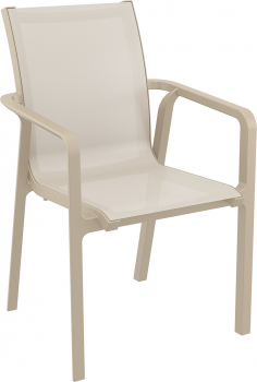 Стул садовый Pacific 57X62X90 CM бежевый