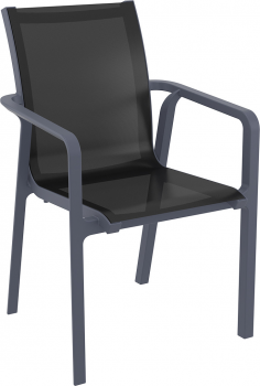 Стул садовый Pacific 57X62X90 CM серый