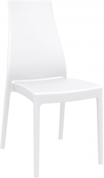 Стул пластиковый Miranda 45X56X94 CM белый