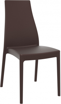 Стул пластиковый Miranda 45X56X94 CM коричневый