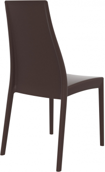 Стул пластиковый Miranda 45X56X94 CM коричневый