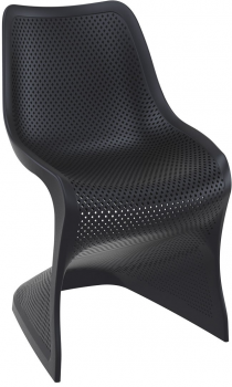 Стул пластиковый Bloom 50X58X85 CM чёрный