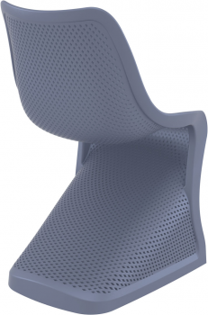Стул пластиковый Bloom 50X58X85 CM серый