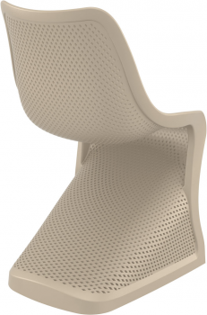 Стул пластиковый Bloom 50X58X85 CM бежевый