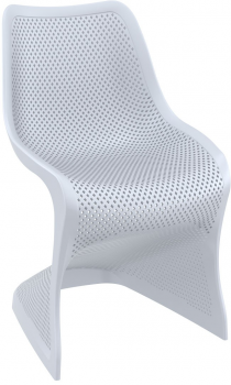 Стул пластиковый Bloom 50X58X85 CM светло-серый
