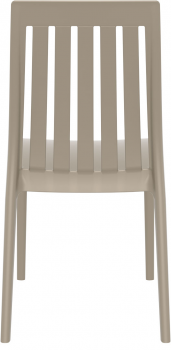 Стул пластиковый Soho 45X55X89 CM бежевого цвета