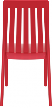 Стул пластиковый Soho 45X55X89 CM красного цвета