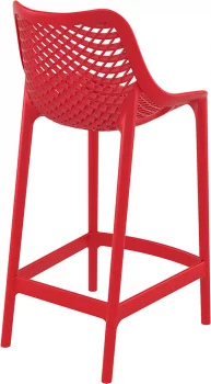 Стул пластиковый полубарный Air 44X51X95 CM красный