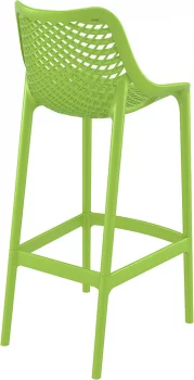 Стул пластиковый барный Air 45X53X105 CM зелёный