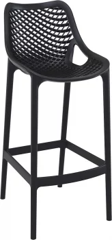 Стул пластиковый барный Air 45X53X105 CM чёрный
