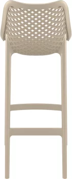 Стул пластиковый барный Air 45X53X105 CM бежевый