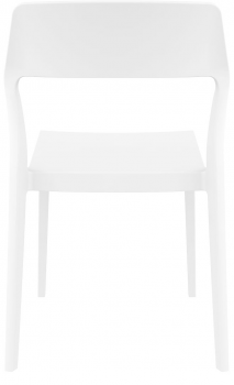Стул пластиковый Snow 52X56X83 CM белый