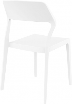 Стул пластиковый Snow 52X56X83 CM белый