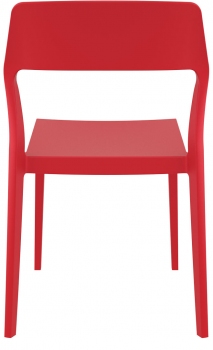 Стул пластиковый Snow 52X56X83 CM красный