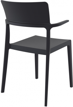 Стул Plus 58X55X84 CM чёрного цвета
