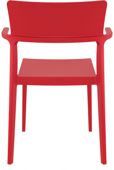 Стул Plus 58X55X84 CM красного цвета