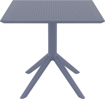 Стол пластиковый Sky 80X80X74 CM серый