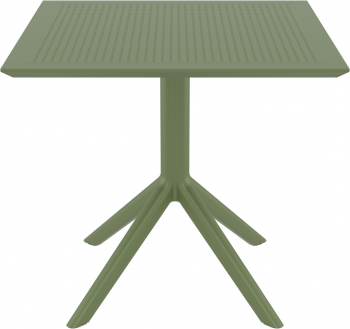 Стол пластиковый Sky 80X80X74 CM зелёный