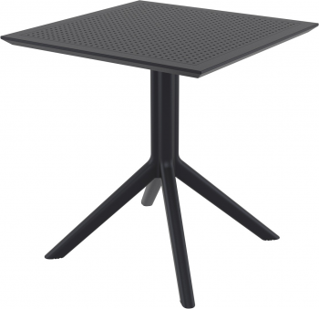 Стол пластиковый Sky 70X70X74 CM чёрный