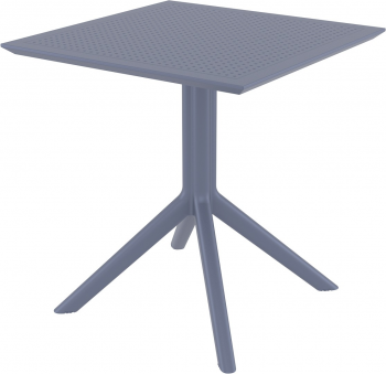 Стол пластиковый Sky 70X70X74 CM серый