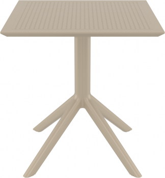 Стол пластиковый Sky 70X70X74 CM бежевый
