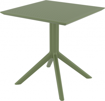 Стол пластиковый Sky 70X70X74 CM зелёный