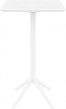 Стол пластиковый барный Sky Folding Bar 60X60X108 CM белый