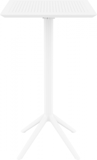Стол пластиковый барный Sky Folding Bar 60X60X108 CM белый 2