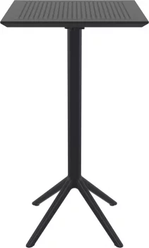 Стол пластиковый барный Sky Folding Bar 60X60X108 CM чёрный
