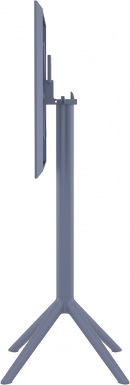 Стол пластиковый барный Sky Folding Bar 60X60X108 CM серый 4