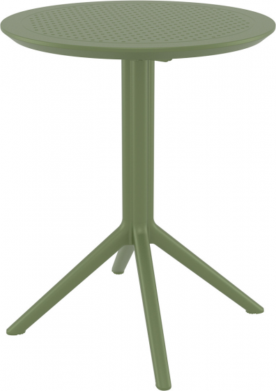Стол пластиковый Sky 60X60X74 CM зелёный 1