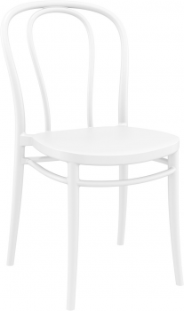 Стул пластиковый Victor 42X55X58 CM белый