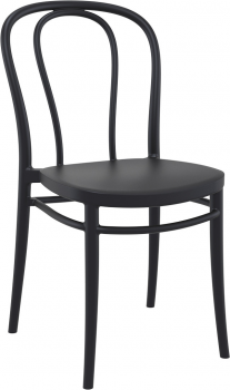 Стул пластиковый Victor 42X55X58 CM чёрный