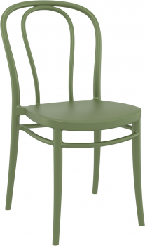 Стул пластиковый Victor 42X55X58 CM зелёный