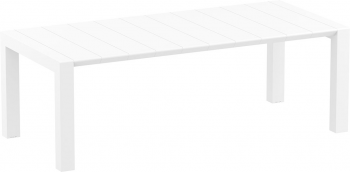 Стол пластиковый раздвижной Vegas 180-220X100X75 CM белый