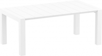 Стол пластиковый раздвижной Vegas 180-220X100X75 CM белый